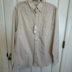 J. Crew Men's Button Down Shirt in Cream